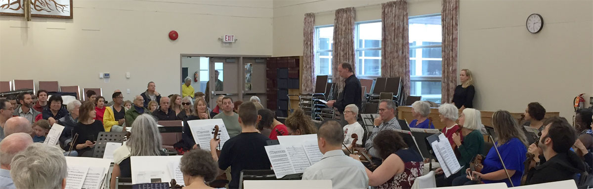 Dave Schmidt introduces the 2017 Workshop Orchestra